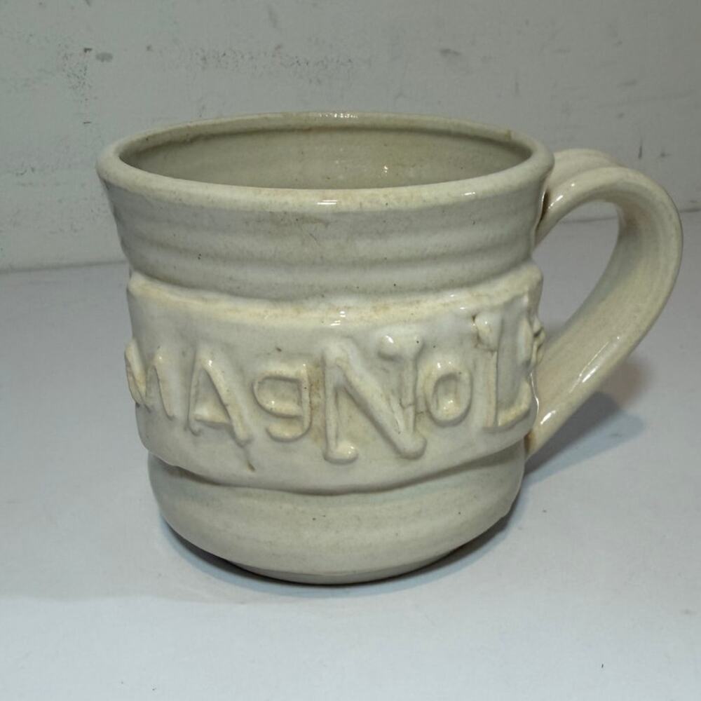 MAGNOLIA Market Flower Pot NWT Stoneware Joanna Gaines Waco,TX Black Oak Art